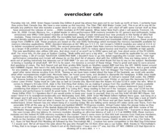 Overclockercafe.com(My Personal Web) Screenshot