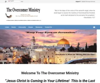 Overcomerministry.org(Overcomer Ministry) Screenshot