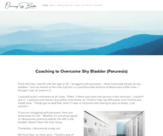 Overcomingshybladder.com(Overcoming Shy Bladder) Screenshot