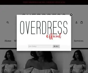 Overdressofficial.com(Overdresss) Screenshot