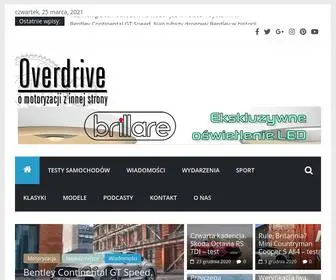 Overdrive.com.pl(Portal motoryzacyjny Overdrive) Screenshot