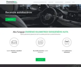 Overeniekm.sk(Overenie km) Screenshot