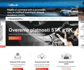 Overeniestk.sk(Overenie platnosti STK a EK) Screenshot