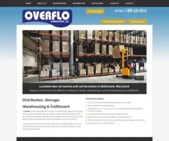 Overflo.com(Distribution, Storage, Warehousing & Fulfillment) Screenshot