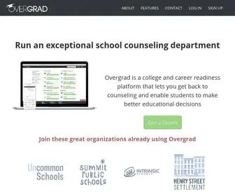 Overgrad.com(College and Career Readiness Software) Screenshot