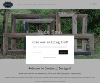 Overhauldesigns.com(Overhaul Designs) Screenshot