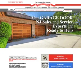 Overheaddoorco.com(Overhead Door Company of Central Jersey) Screenshot