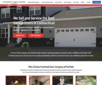 Overheaddoorfairfieldcounty.com(Residential & commercial garage doors. Overhead Door Company of Fairfield County) Screenshot