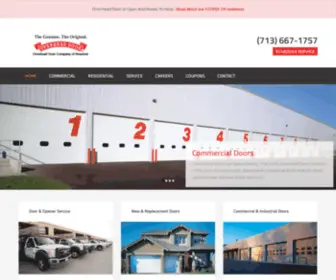 Overheaddoorhouston.com(The Overhead Door Company of Houston) Screenshot