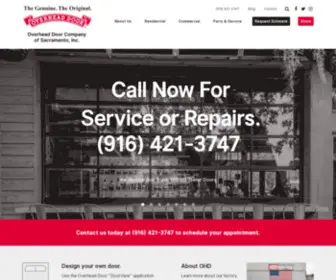 Overheaddoorofsacramento.com(Of Sacramento) Screenshot