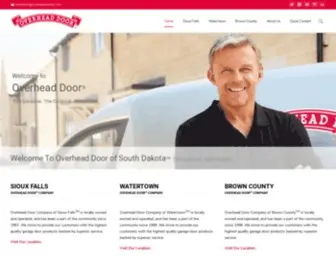 Overheaddoorsd.com(Overhead Door) Screenshot