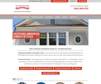 Overheaddoorvt.com(Garage Door) Screenshot