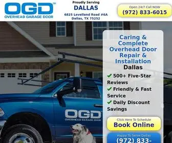 Overheadgaragedoordallas.com(Our daily mission) Screenshot