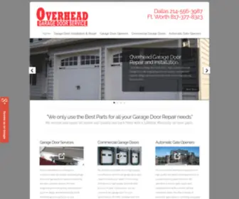 Overheadgaragedoorservice.com(Overhead Garage Door Service) Screenshot