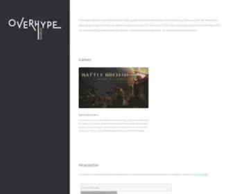 Overhypestudios.com(Overhypestudios) Screenshot