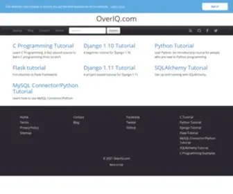 Overiq.com(Because Knowledge Must Be Free) Screenshot