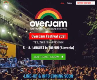 Overjamfestival.com(Overjam 2023 International More Than Reggae Festival) Screenshot