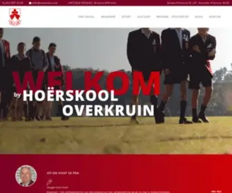 Overkruin.com(Hoërskool Overkruin) Screenshot