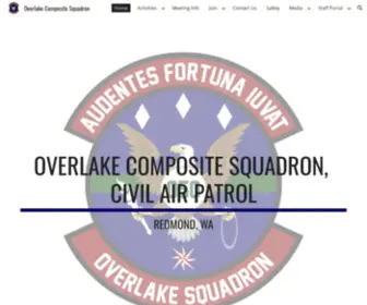 Overlakecap.org(Overlake Composite Squadron) Screenshot