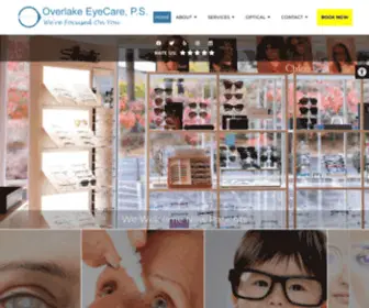 Overlakeeyecare.com(Ophthalmology and Optometry Services in Bellevue & Kirkland) Screenshot