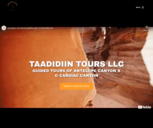 Overlandcanyontours.com(Taadidiin Tours) Screenshot