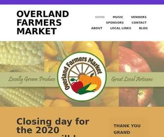 Overlandfarmersmarket.com(Overland Farmers Market) Screenshot