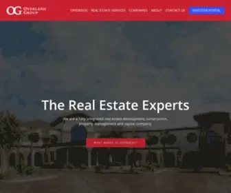 Overlandgroupinc.com(Fully Integrated Real Estate Company) Screenshot