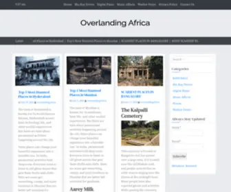 Overlandingafrica.com(Africa Overland Tours) Screenshot