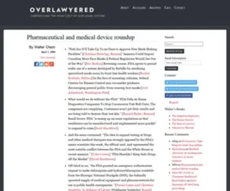 Overlawyered.com(Chronicling The High Cost Of Our Legal System) Screenshot