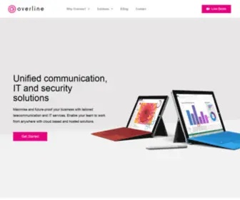 Overline.com(Overline Office IT & Telecoms Solutions For UK Businesses) Screenshot