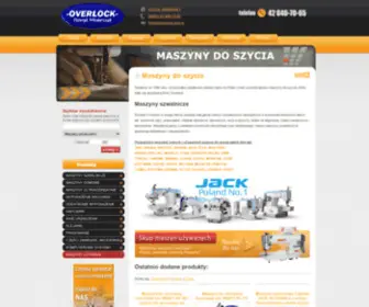 Overlock.com.pl(Maszyny do szycia) Screenshot