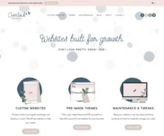 Overlockdesign.co(Overlock Design Company builds WordPress) Screenshot