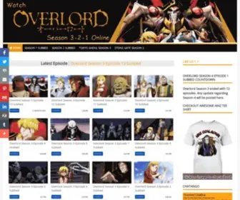 Overlord2.net(Watch Overlord Season 3 Online) Screenshot