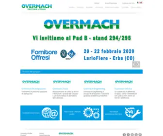 Overmach.it(Macchine utensili) Screenshot