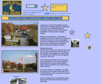 OverniterrvPark.com(Over-Niter RV Park) Screenshot