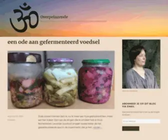 Overpeinzende.nl(Blog over het leven) Screenshot
