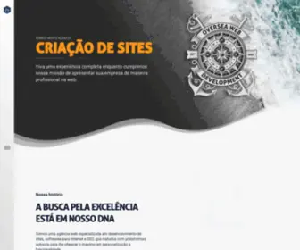 Oversea.com.br(Criação de Sites) Screenshot