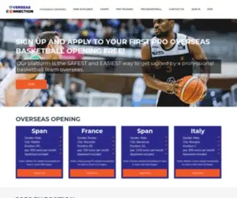 Overseasbasketballconnection.com(ObcAngularWebapp) Screenshot