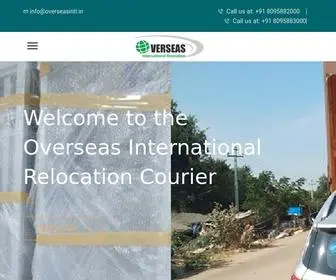 Overseasintl.in(Overseas International Relocation Service) Screenshot