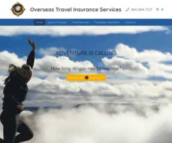 Overseastravelinsuranceservices.com(Overseas Travel Insurance Services) Screenshot