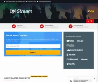 Overstream.net(Buy YouTube Subscribers) Screenshot