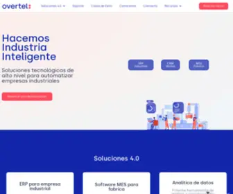 Overtel.com(Software ERP para la Industria 4.0) Screenshot