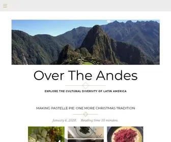 Overtheandes.com(Over The Andes) Screenshot