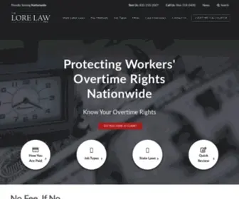 Overtime-Flsa.com(Overtime Pay Laws) Screenshot