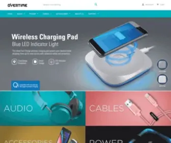 Overtimebrands.com(Consumer Electronics Company) Screenshot