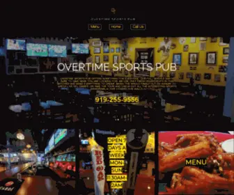 Overtimesportspub.net(OVERTIME SPORTS PUB) Screenshot