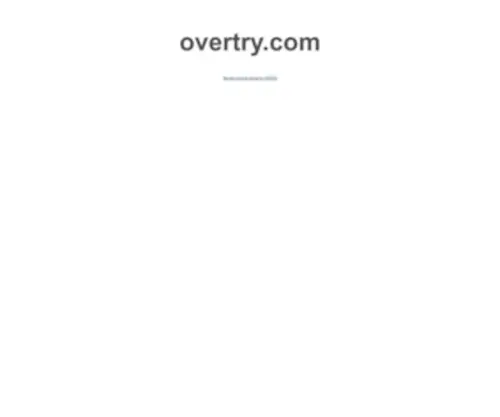 Overtry.com(Overtry) Screenshot