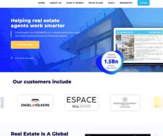 Overwrite.ai(The AI writing assistant for Real Estate Agents) Screenshot