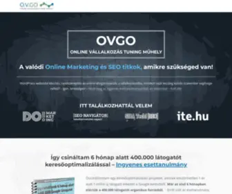 Ovgo.hu(OVGO ⋆ Online Vállakozás Tuning Műhely) Screenshot