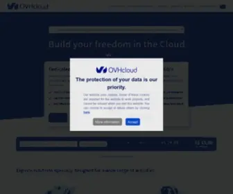OVH.com.au(Cloud Computing & Web Hosting) Screenshot